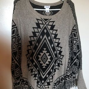 Aztec poncho